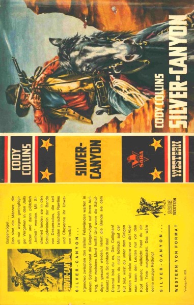 Collins, Cody Leihbuch SU Silver-Canyon (Saba) nur Schutzumschlag