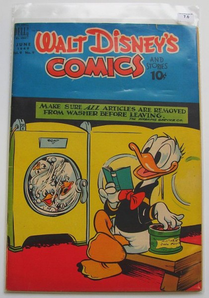 Walt Disney`s Comics and Stories Nr.105 Graded 7.0
