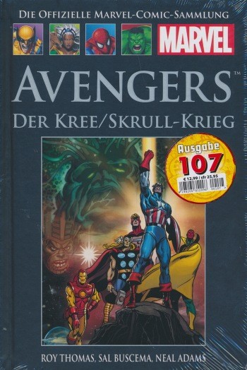 Offizielle Marvel-Comic-Sammlung 107: Avengers: Kree/Skrull-Krieg (Classic XX)