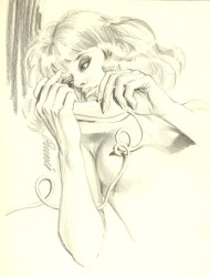 Originalzeichnung Erotische Pin-ups (Bild 091)