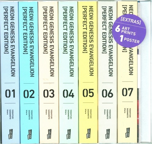 Neon Genesis Evangelion - Perfect Edition Band 1-7 im Sammelschuber