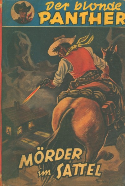 Blonde Panther LB Mörder im Sattel (Pfriem) Leihbuch