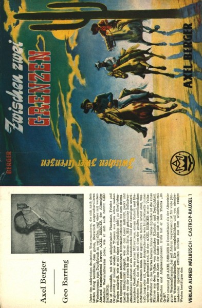 Berger, Axel Leihbuch SU Zwischen zwei Grenzen (Mülbüsch) nur Schutzumschlag