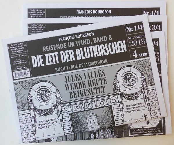Reisende im Wind (Splitter, Zeitung) Nr. 8 Journal 1-4 kpl. (Z1-2)