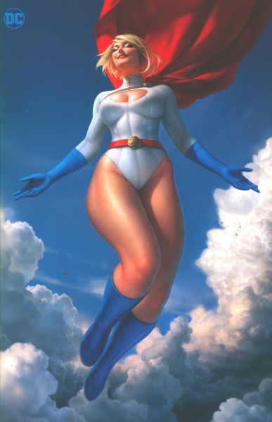 Power Girl (2023) Warren Louw Virgin Variant Cover 1