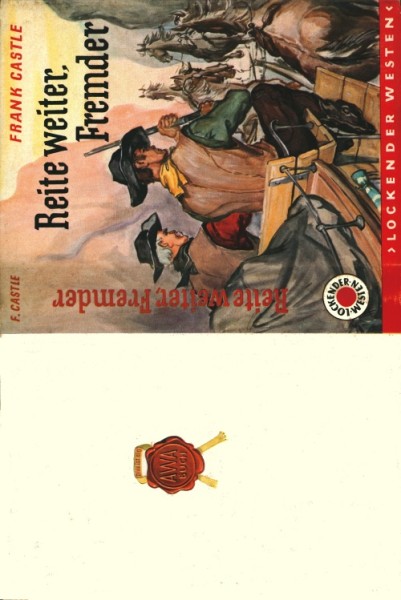 Lockender Westen Leihbuch SU Reite weiter, Fremder (Awa) nur Schutzumschlag