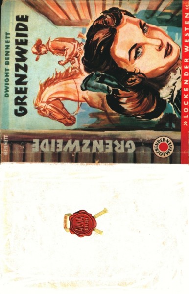 Lockender Westen Leihbuch SU Grenzweide (Awa) Bennett, Dwight nur Schutzumschlag