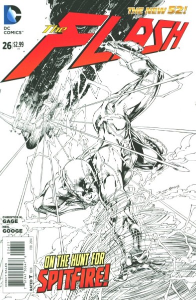 Flash (2011) 1:25 Variant Cover 26