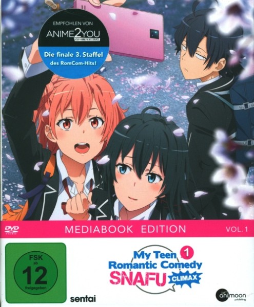 My Teen Romantic Comedy Snafu Climax Staffel 3 Vol. 1 Mediabook Edition DVD