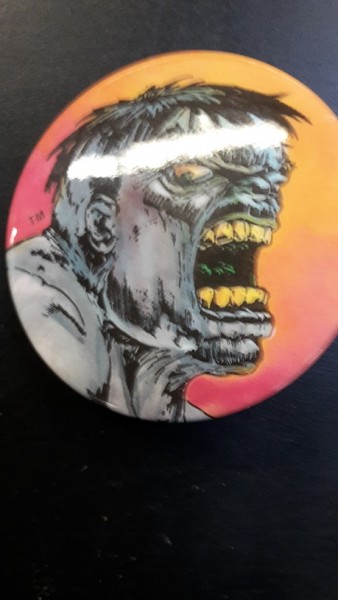 Marvel/DC Grey Hulk Anstecknadeln/Button