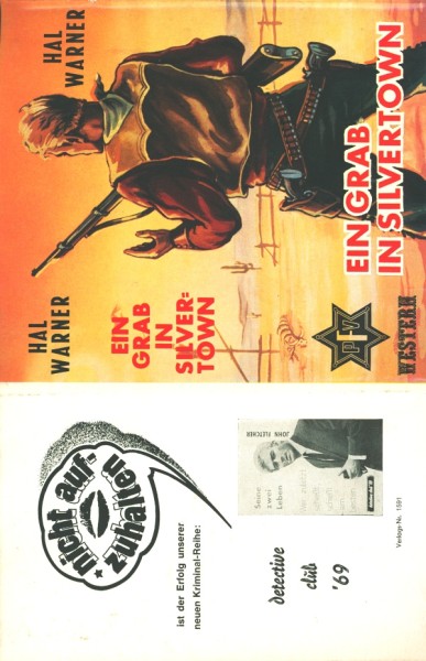 Warner, Hal Leihbuch SU Ein Grab in Silvertown (Feldmann) nur Schutzumschlag