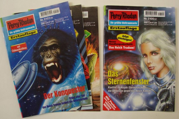Perry Rhodan in 100er Paketen (Moewig) 1. Auflage Nr. 2100-2199 zus. (Z0-1)