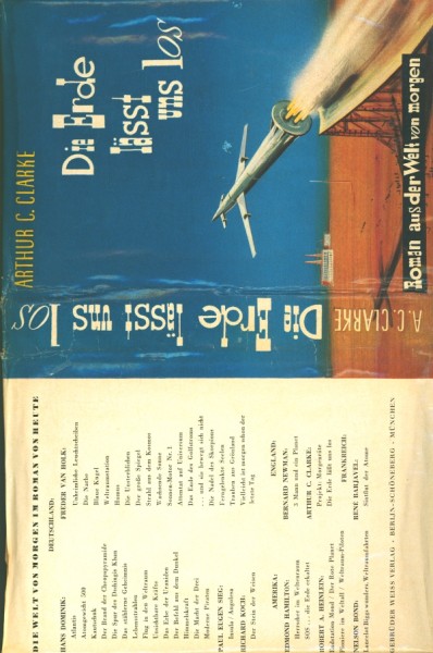 Clarke, Arthur C. Leihbuch SU Erde lässt uns los (Weiss) nur Schutzumschlag