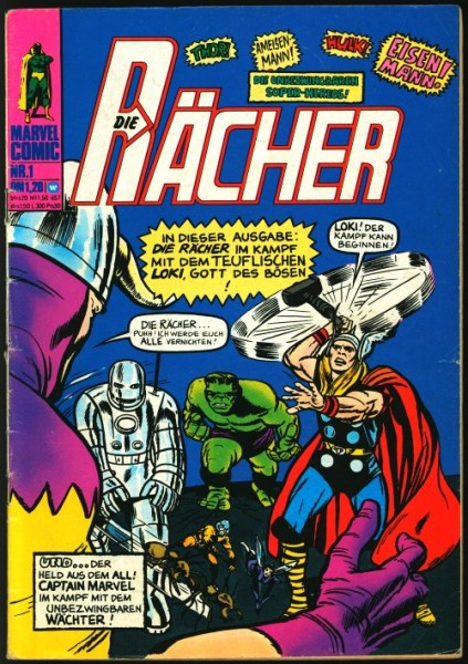 Rächer (Williams, Gb.) Nr. 1 (Z3-4)