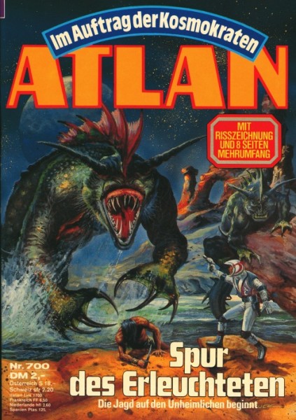 Atlan (Moewig) 1. Auflage Nr. 601-750