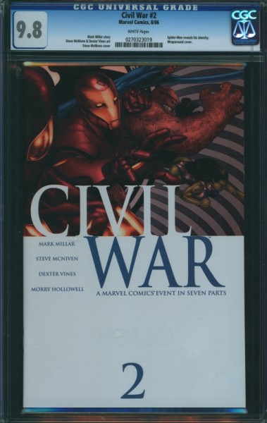 Civil War 2 CGC-Graded 9.8