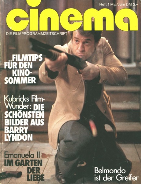 Cinema Testausgabe Mai/Juni 1976 Nr. 1