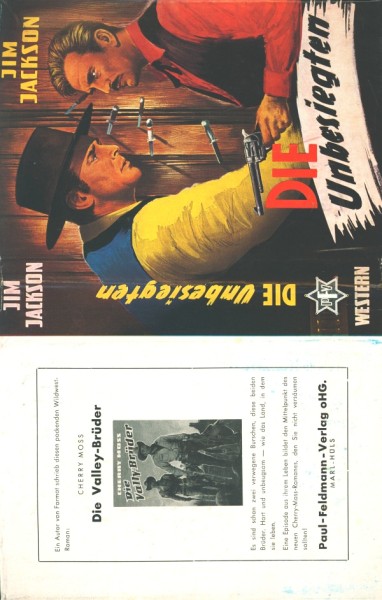 Jackson, Jim Leihbuch SU Unbesiegbaren (Feldmann) nur Schutzumschlag