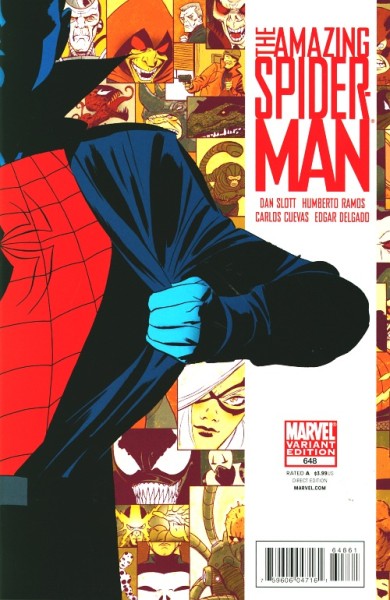 Amazing Spider-Man (2003) Wraparound Variant Cover 648