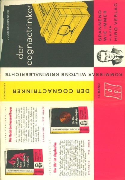 Kommissar Wiltons Kriminalberichte Leihbuch SU Nr. 1-18