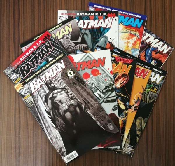 Paket 3733 10 verschiedene Batman (Panini, Gb., 2007) (Z1-2)