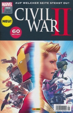 Civil War II (Panini, Gb.) Nr. 1-9 kpl. (Z1)