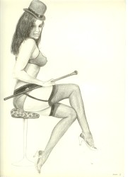 Originalzeichnung Erotische Pin-ups (Bild 028)