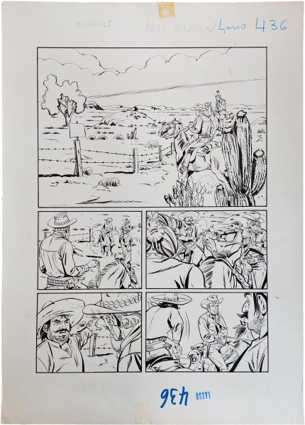 Originalzeichnung (1510) Lasso 436 27 Seiten zus. ÜF