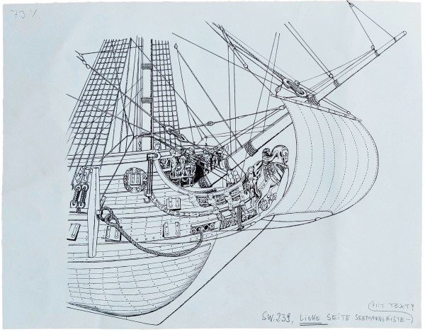 Originalzeichnung (1677) Seewölfe