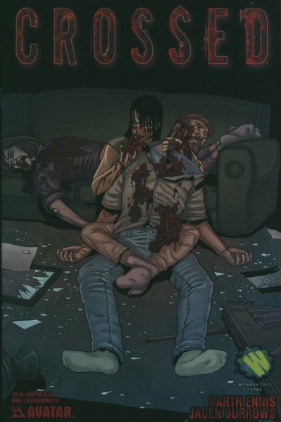 Crossed 1st series - Wizardworld TX Cover 1