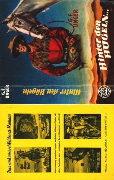 Unger, G.F. Leihbuch SU Hinter den Hügeln (Mülbüsch) nur Schutzumschlag