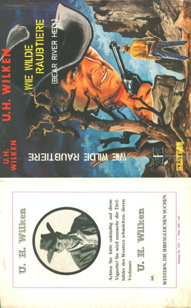 Wilken, U.H. Leihbuch SU Wie wilde Raubtiere (Feldmann) nur Schutzumschlag