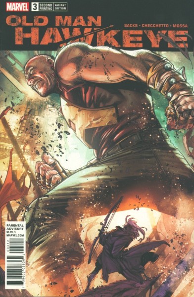 Old Man Hawkeye (2018) 2nd Printing Variant Cover 3