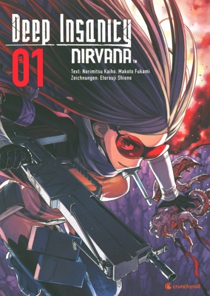 Deep Insanity: Nirvana (Crunchyroll, Tb.) Nr. 1-4 kpl. (Z1)