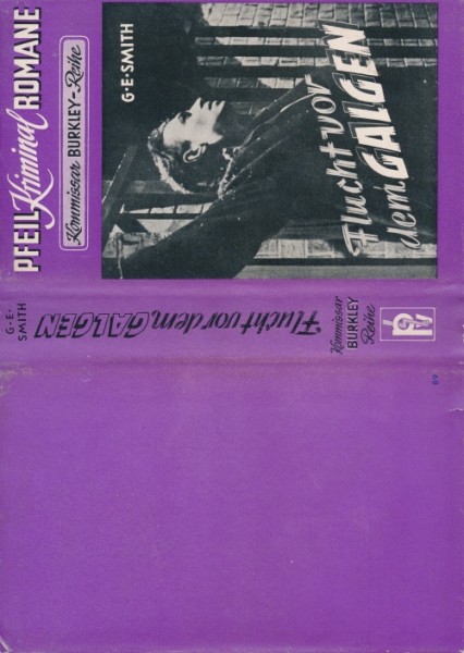 Kommissar Burkley Leihbuch SU Flucht vor dem Galgen (Pfeil) nur Schutzumschlag