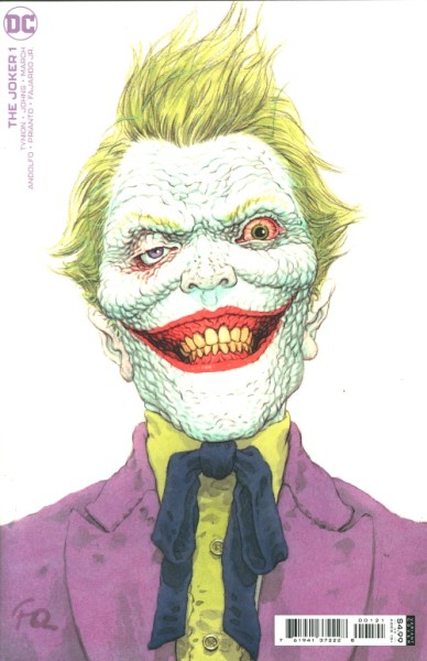 Joker (2021) Frank Quitely Variant Cover 1