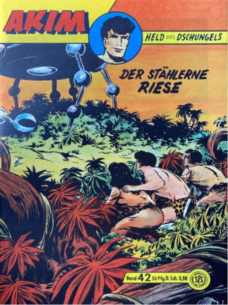 Akim - Held des Dschungels (Hethke, Gb.) Holland Hefte Nr. 41-43