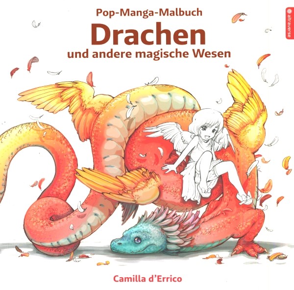 Pop Manga Malbuch: Drachen und andere magische Wesen