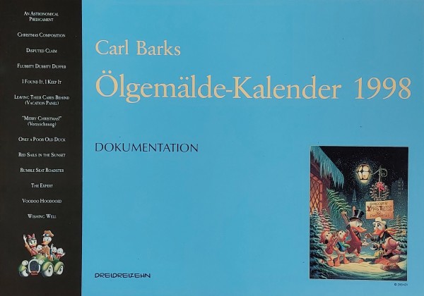 Carl Barks Ölgemälde-Kalender 1998 Dokumentation