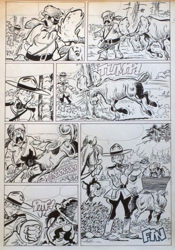 Originalzeichnung (0940) Sgt. Slim ÜF