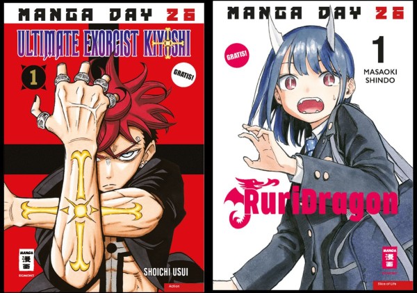 Manga Day 2026: Ruri Dragon / Ultimate Exorcist Kiyoshi (09/26)