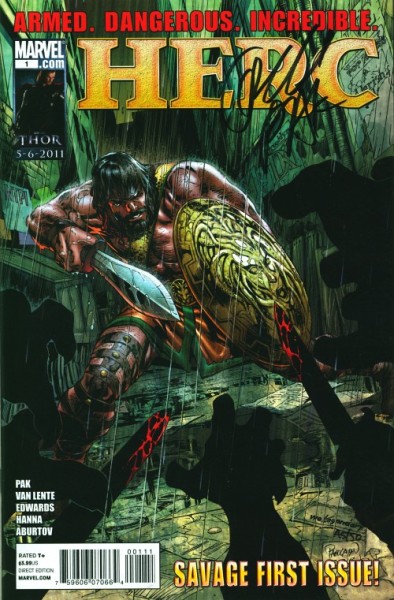 Herc (2011) signed by Greg Pak 1