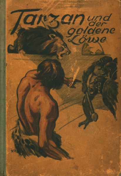 Tarzan LB VK Tarzan und der goldene Löwe (Dieck) Leihbuch Vorkrieg