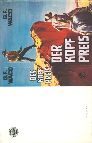 Waco, G.F. Leihbuch SU Kopfpreis (Saba) nur Schutzumschlag