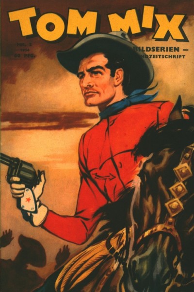 Tom Mix (Serieförlaget, Gb.) Jahrgang 1954 Nr. 1-8