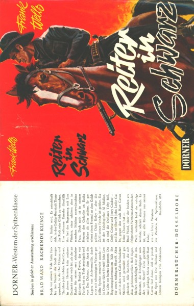 Wells, Frank Leihbuch SU Reiter in Schwarz (Dörner) nur Schutzumschlag