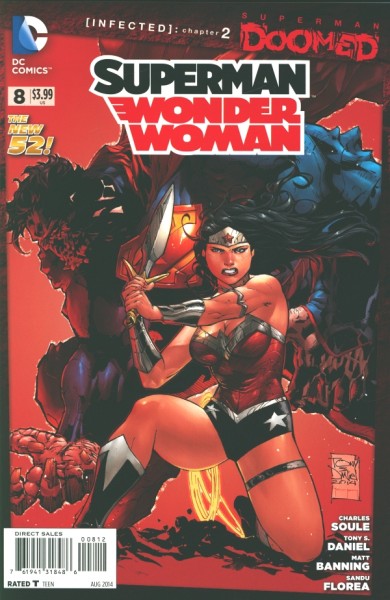 Superman/Wonder Woman (2013) 2nd Printing Variant Cover 8